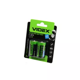 Алкалиновый элемент питания VIDEX 2 блистер карт VID-LR14-2BC