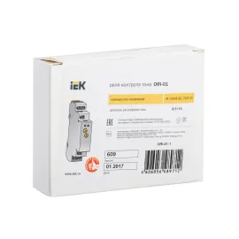 Реле тока IEK ORI 0,1-1А 24-240В AC/24В DC ORI-01-1, изображение 2