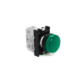 Сигнальная арматура Emas зелёная, серия B, с блоком подсветки B3 без лампы B030XY