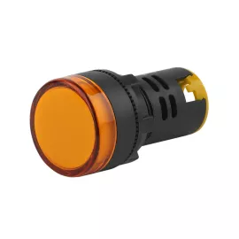 Лампа ЭРА AD22DS(LED)матрица d22мм, желтый, 230В, 10/1000/12000 Б0045617