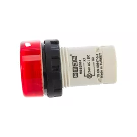 Сигнальная моноблочная арматура Emas 24В красная, MBSD024K, изображение 2