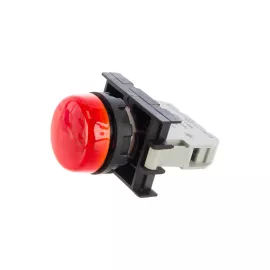 Сигнальная арматура Emas красная, с блоком подсветки BK, красный светодиод, 100-230В AC B0K0XK