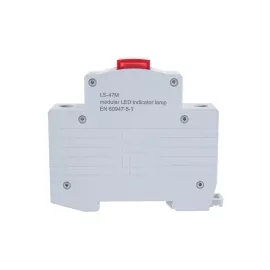 Сигнальная лампа IEK, DIN 1P, красная матрица, ЛС-47М, ИЭК MLS20-230-K04, изображение 2