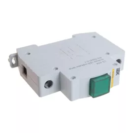Сигнальная лампа IEK, DIN 1P, зеленая матрица, ЛС-47М, ИЭК MLS20-230-K06, изображение 2