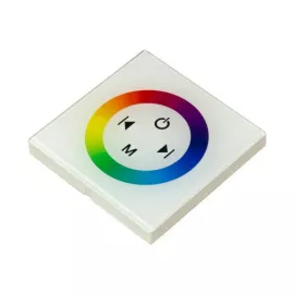 Контроллер Apeyron RGB 12В, 144 Вт, встраиваемый с БЕЛОЙ многоцветной сенсорной панелью 04-09, изображение 2