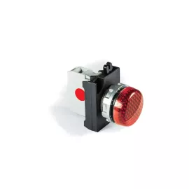 Сигнальная арматура Emas красная, с блоком подсветки CBK 100-230 В AC CM0K0XK