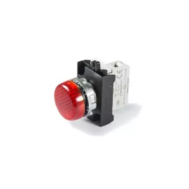 Сигнальная арматура Emas красная, с блоком подсветки CBK 100-230 В AC CM0K0XK, изображение 2