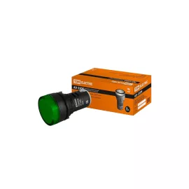 Лампа TDM AD-22DS LED матрица, d22мм, зеленый, 230В, SQ0702-0004