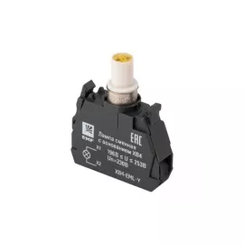 Лампа EKF сменная, c основанием, XB4, желтая, 230В, PROxima SQ