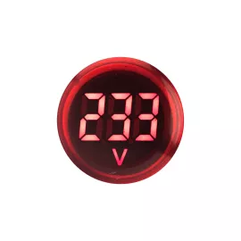 Индикатор значения напряжения EKF красный ED16-22VD PROxima SQed16-22vd-r, изображение 2