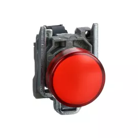 Сигнальная светодиодная лампа Schneider Electric XB4 красная 24В SE XB4BVB4