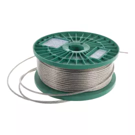 Металлополимерный трос СИБРТЕХ прозрачный ПР-4,0 47630, изображение 2