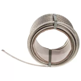 Металлополимерный трос СИБРТЕХ прозрачный ПР-6,0, 476403, изображение 2