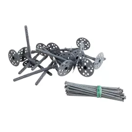 Дюбель для теплоизоляции с мет. гвоздем Невский Крепеж 10х140 25 шт. 358077, изображение 2