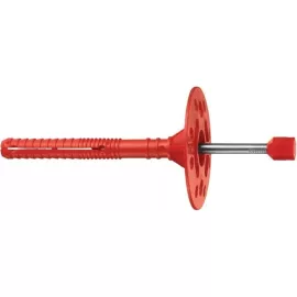 Дюбель для теплоизоляции с металлическим гвоздём с термоголовкой 10х120, 50шт - пакет Tech-Krep 124470