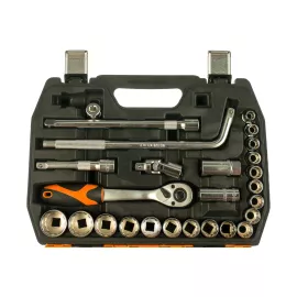 Набор инструмента KENDO с квадратом 1/2, 26 предмета 90565 00000073282