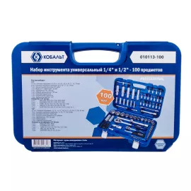 Универсальный набор инструмента КОБАЛЬТ 010113-100, изображение 2