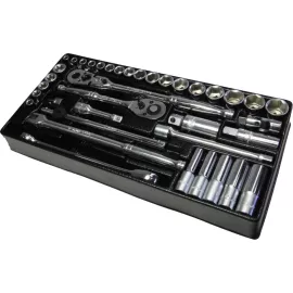 Набор головок и аксессуаров Hans ложемент 3/8" 38 шт TT-38, изображение 2
