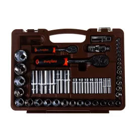 Универсальный набор торцевых головок Ombra OMT69S 4-32 мм 1/4" и 1/2"DR, изображение 2