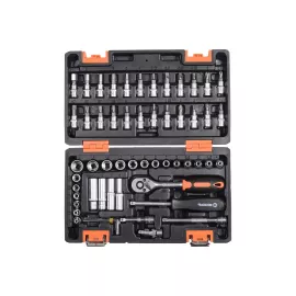 Набор инструментов 1/4 дюйма, CrV, пластиковый кейс 57 предмета Вихрь 73/6/7/2, изображение 2