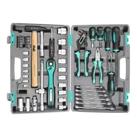 Набор инструмента 1/2", CrV, S2, усиленный кейс, 58шт STELS 14113, изображение 2