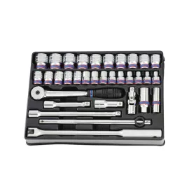 Набор торцевых головок KING TONY 1/2 33 предмета 9-4333MR03