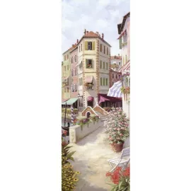 Фотообои виниловые на флизелиновой основе Decocode Живописный дворик 11-0402-YE 1х2,8 м