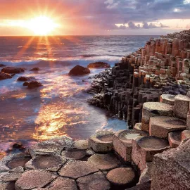 Фотообои виниловые на флизелиновой основе Decocode Тропа великанов 22-0004-ME 2х2 м