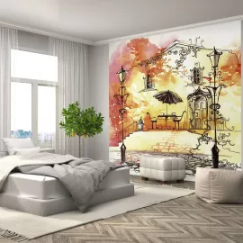 Фотообои виниловые на флизелиновой основе Decocode Зарисовка 31-0417-GY 3х2,8 м, изображение 2