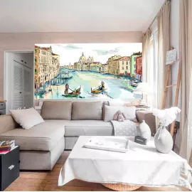 Фотообои виниловые на флизелиновой основе Decocode Живописная Венеция 13-0323-ZE 2,5х1,3 м, изображение 2