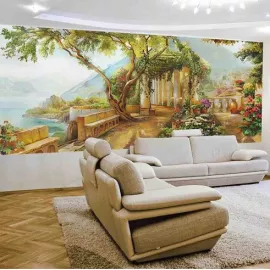 Фотообои виниловые на флизелиновой основе Decocode Райский уголок 13-0316-BG 2,5х1,3 м, изображение 2