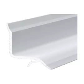 Бордюр для ванны на плитку GRACE ПВХ, 23 мм, 1.85 м, белый, 20 шт УТ000014588