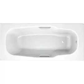 Стальная ванна BLB ATLANTICA HG с шумоизоляцией, 170x80 см, 3.5 мм, с отверстиями для ручек B70J handles