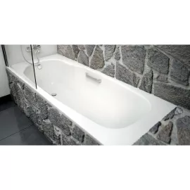 Стальная ванна BLB ATLANTICA HG с шумоизоляцией, 170x80 см, 3.5 мм, с отверстиями для ручек B70J handles, изображение 2