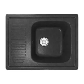 Мойка MIXLINE ML-GM18 с крылом, антрацит 343, 490х640х190 мм 547635, изображение 2