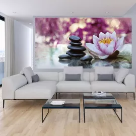 Фотообои виниловые на флизелиновой основе Decocode Лотос 13-0520-FR GE 2,5х1,3 м, изображение 2