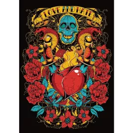 Фотообои виниловые на флизелиновой основе Decocode Романтик рок 21-0412-AR 2х2,8 м