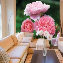 Фотообои виниловые на флизелиновой основе Decocode Розовый шиповник 31-0153-FR 3х2,8 м, изображение 2