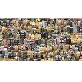 Фотообои виниловые на флизелиновой основе Decocode Кварталы 13-0430-WE 2,5х1,3 м