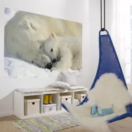 Фотообои бумажные Komar Polar Bears NG 1-605 1,84x1,27 м, изображение 2