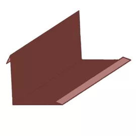 Планка примыкания угловая S4 Pe Ral 3009