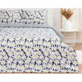 Постельное белье LoveLife 1,5сп «Ромашки» 143*215см,150*225см,50*70см-2шт.