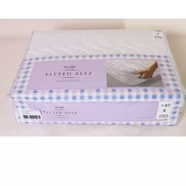 Наматрасник FITTED стеганый, размер 80х200 см, хлопок, силикон, изображение 3