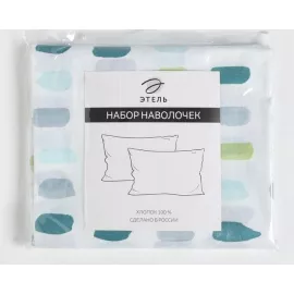 Комплект наволочек "Этель" Eucalyptus  50х70 см - 2 шт, 100% хлопок, поплин, изображение 3