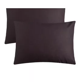 Комплект наволочек "Этель" 50х70 см - 2 шт, серый, 100% хлопок, поплин