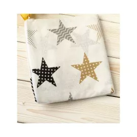 Наволочка на подушку для беременных, размер 25 ? 170 см,  принт звезды пэчворк