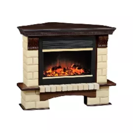 Электрический камин Alex Bauman Tango Premium Style J FX универсальный Brass 1 грецкий орех №К80 р/в A02 264685