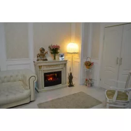 Электрический камин к/к Alex Bauman Raffaele A 25 универсальный дуб белый с золотом №К60 с/в AB-02-25-DM055К60 837767, изображение 2