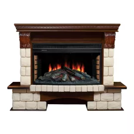 Электрический камин к/к Alex Bauman Tango Premium Style V 33WFX фронтальный грецкий орех №К80 р/в PT-EF01 263046