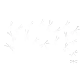 Декор для стен Wallflutter 20 элементов белый